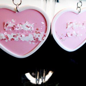 MATURE CONTENT - Conversation Heart Dangle Earrings